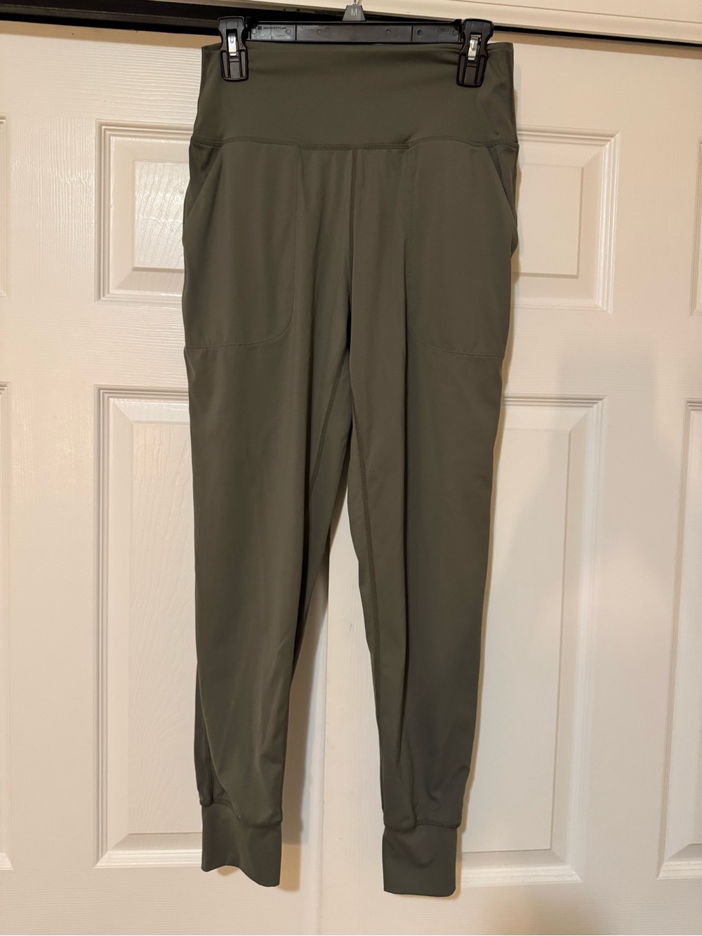 Gradual High-Waist Olive Green Active stretchy Jogger Pants